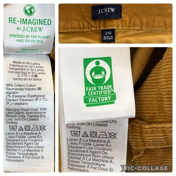 J. Crew Golden Brandy Mid Rise Skinny Corduroy Stretch 5 Pockets Pants Size 29 - Picture 8 of 11